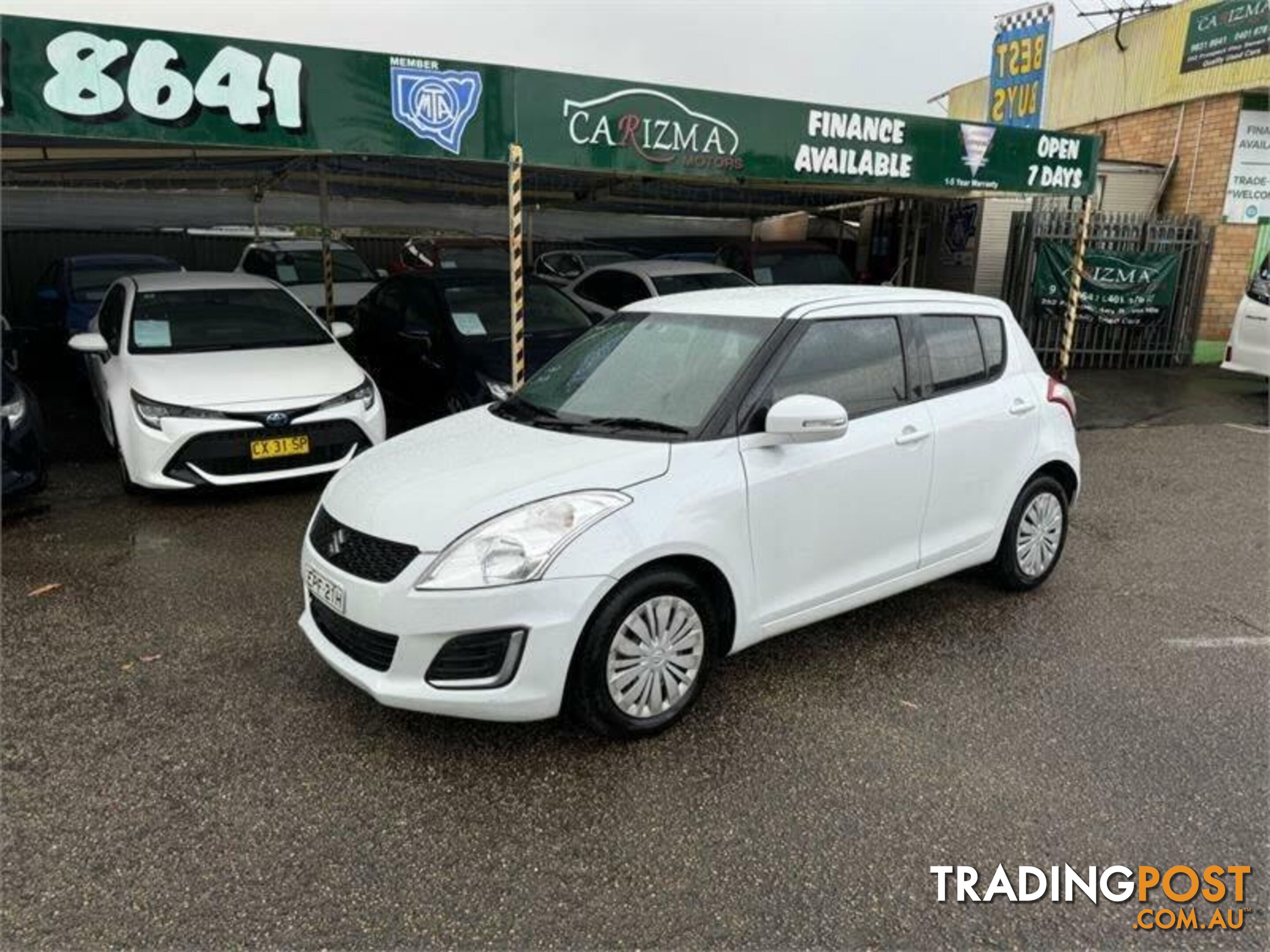 2015 SUZUKI SWIFT GL FZ HATCH, 5 DOORS, 5 SEATS