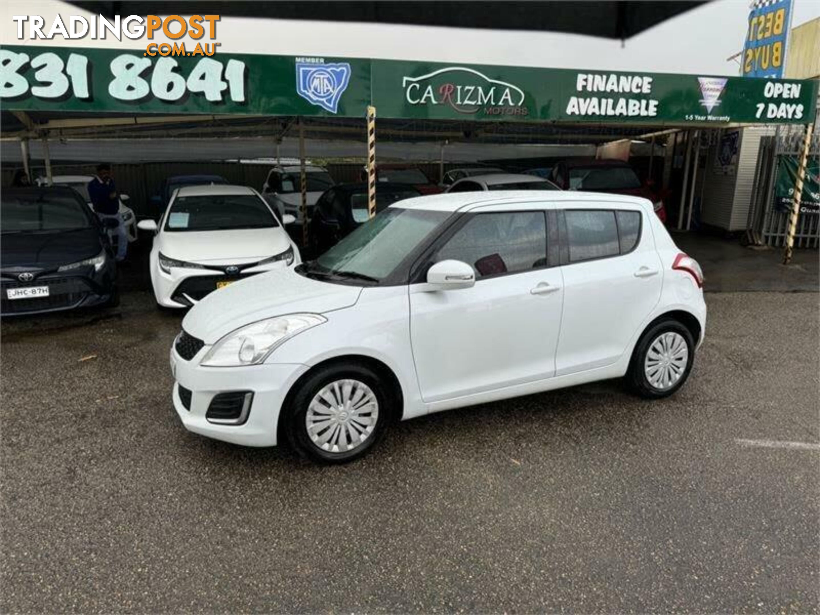 2015 SUZUKI SWIFT GL FZ HATCH, 5 DOORS, 5 SEATS