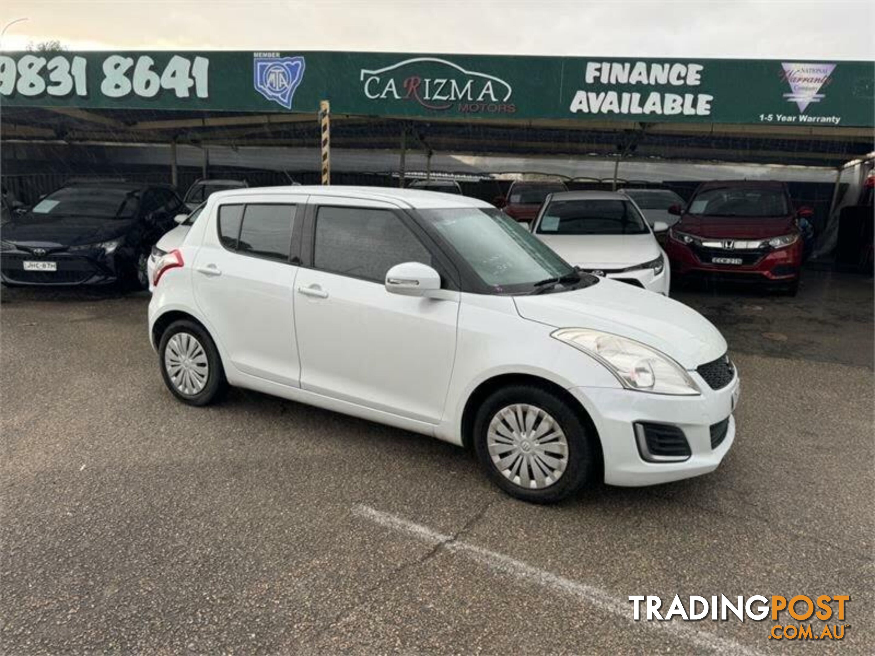 2015 SUZUKI SWIFT GL FZ HATCH, 5 DOORS, 5 SEATS