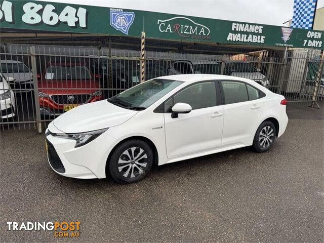 2020 TOYOTA COROLLA ASCENT SPORT (HYBRID) ZWE211R SEDAN