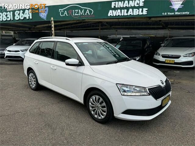 2020 SKODA FABIA 81 TSI NJ MY20 WAGON, 4 DOORS, 5 SEATS