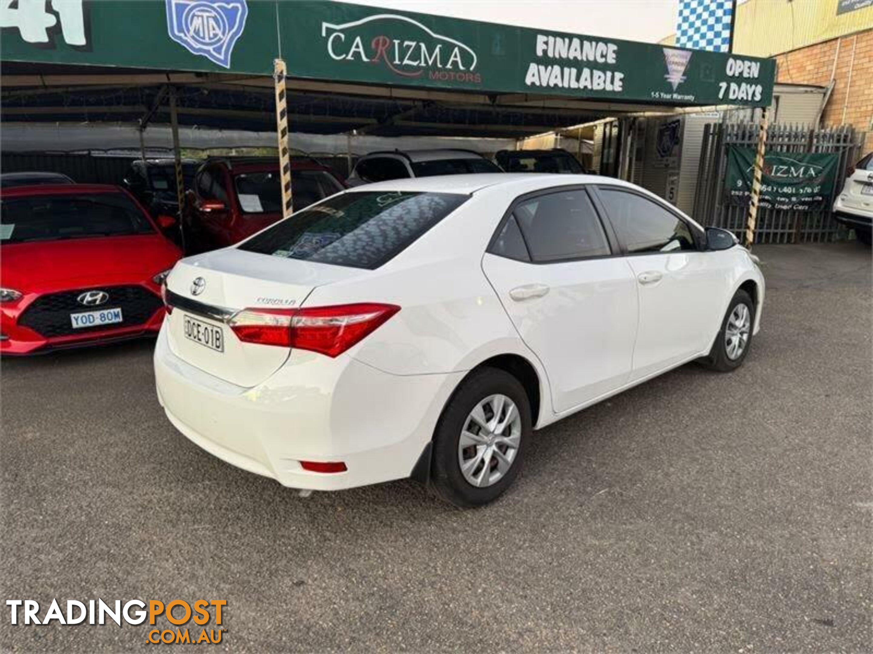 2016 TOYOTA COROLLA ASCENT ZRE172R SEDAN, 4 DOORS, 5 SEATS