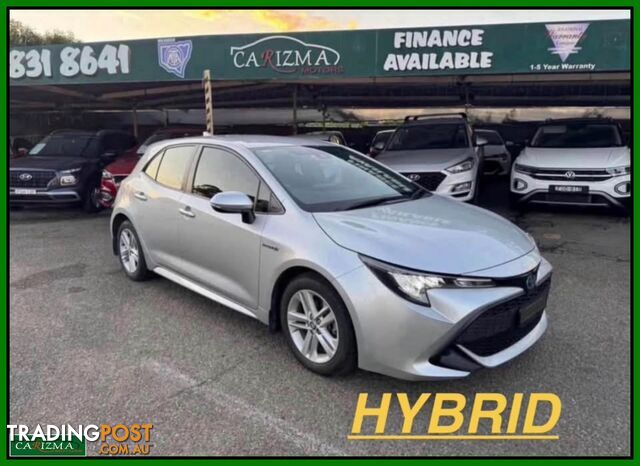2019 TOYOTA COROLLA ASCENT SPORT HYBRID ZWE211R 5D HATCHBACK