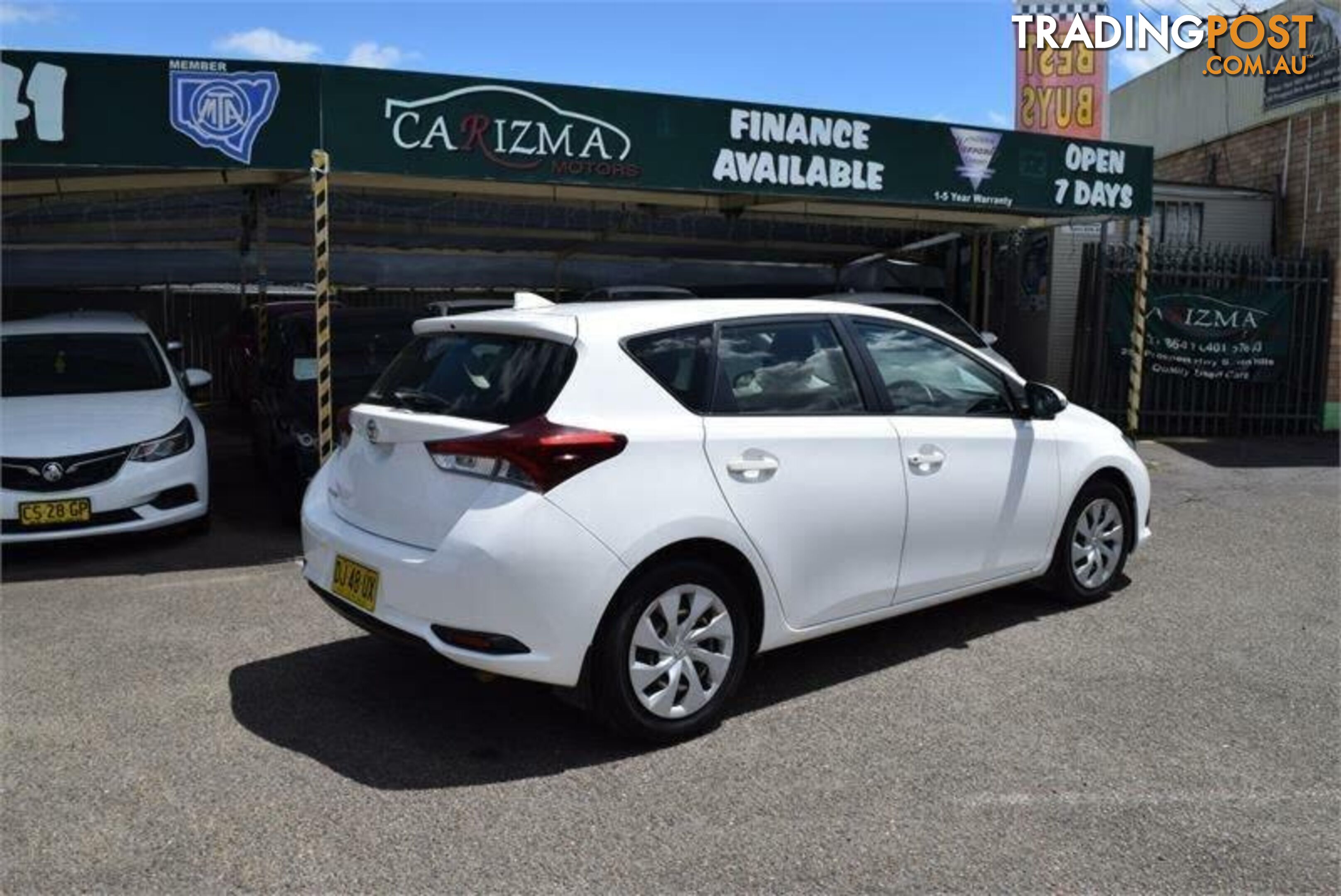 2018 TOYOTA COROLLA ASCENT ZRE182R MY17 HATCH