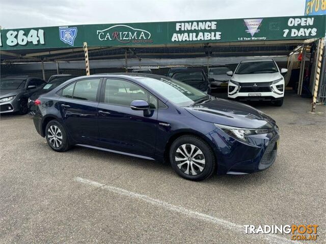 2020 TOYOTA COROLLA ASCENT SPORT (HYBRID) ZWE211R SEDAN, 4 DOORS, 5 SEATS