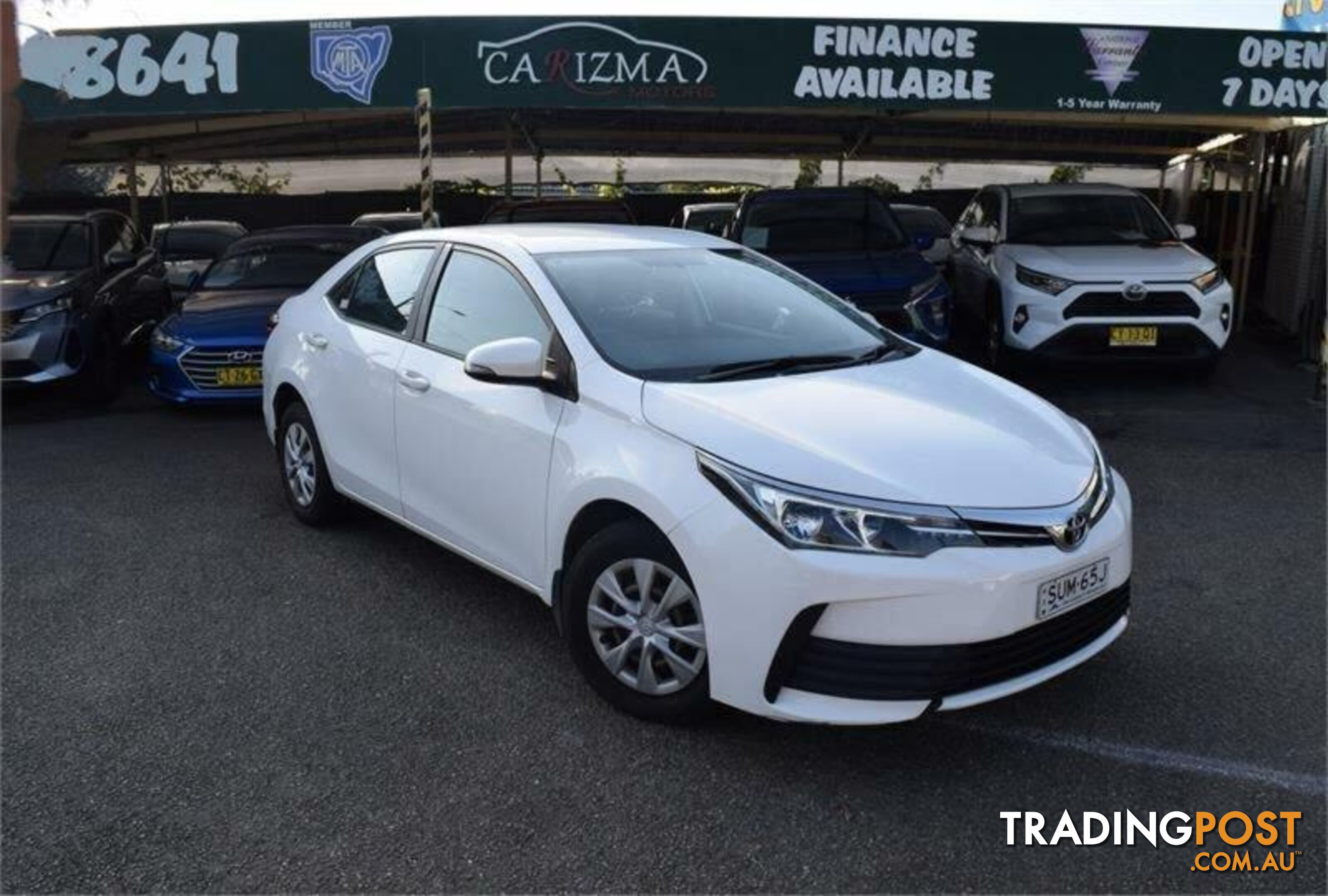 2018 TOYOTA COROLLA ASCENT ZRE172R MY17 SEDAN