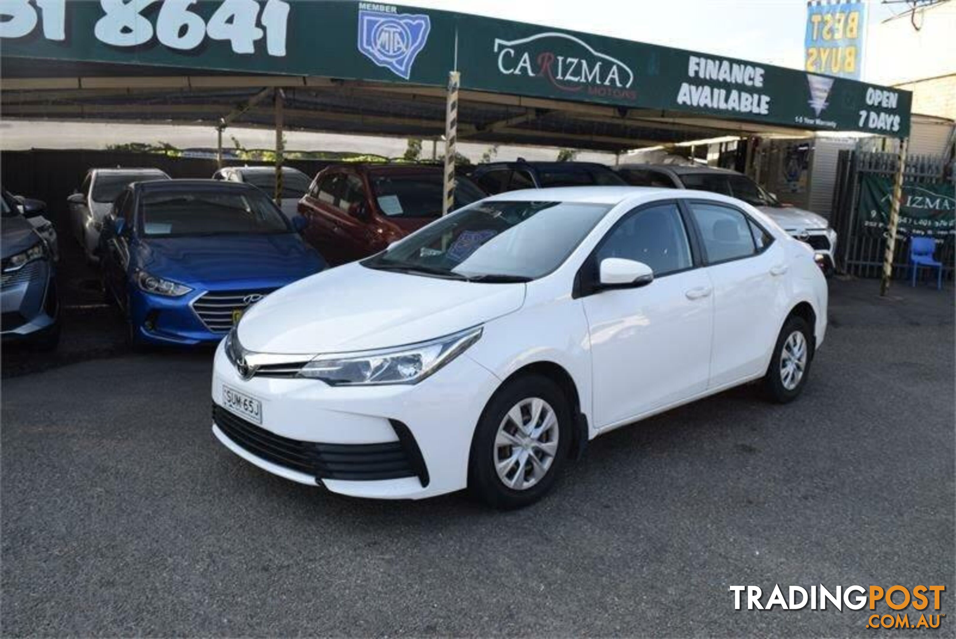 2018 TOYOTA COROLLA ASCENT ZRE172R MY17 SEDAN