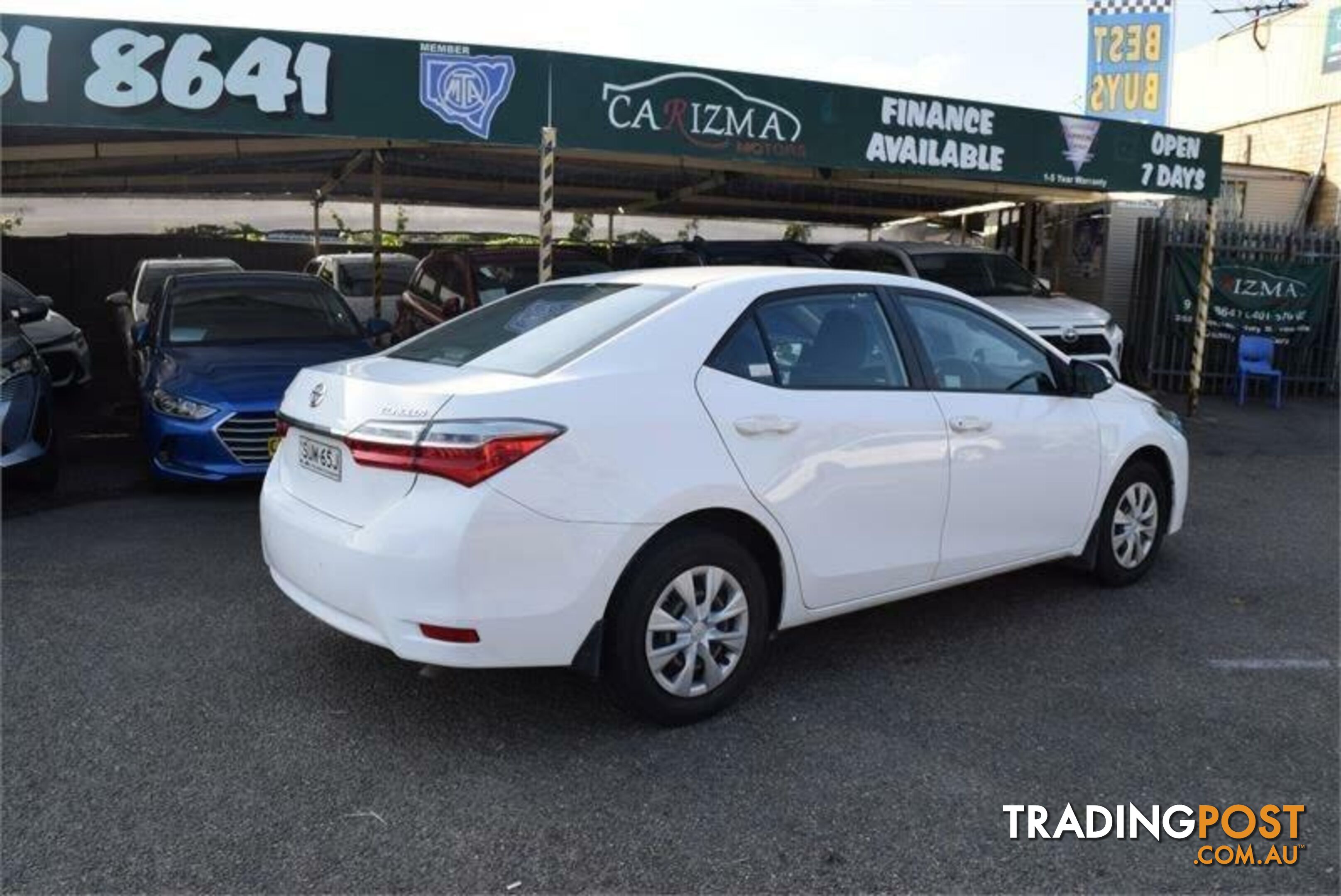 2018 TOYOTA COROLLA ASCENT ZRE172R MY17 SEDAN