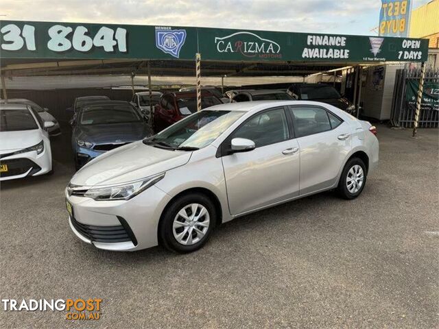 2018 TOYOTA COROLLA ASCENT ZRE172R MY17 SEDAN, 4 DOORS, 5 SEATS