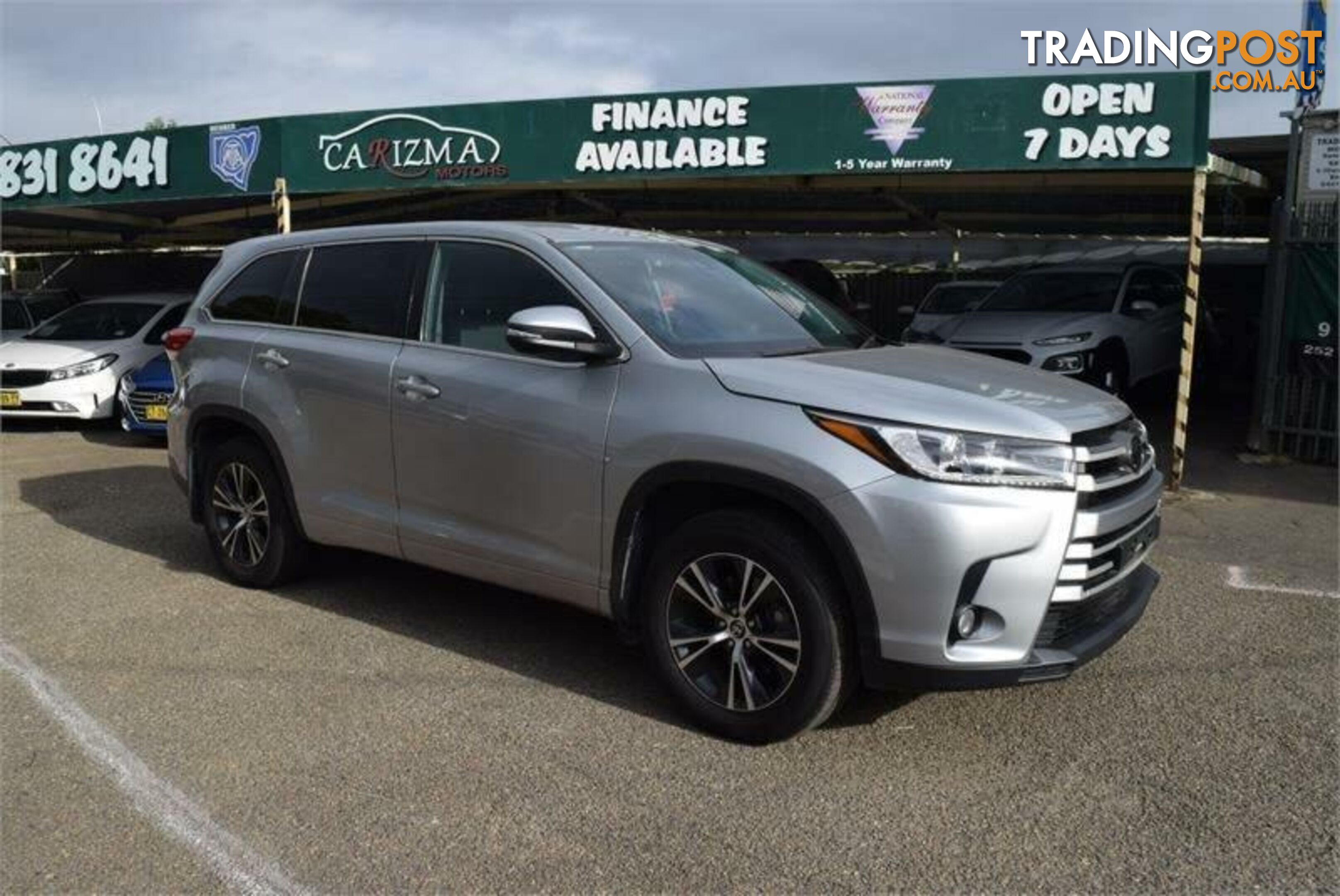 2018 TOYOTA KLUGER GX (4X2) GSU50R SUV, 4 DOORS, 7 SEATS