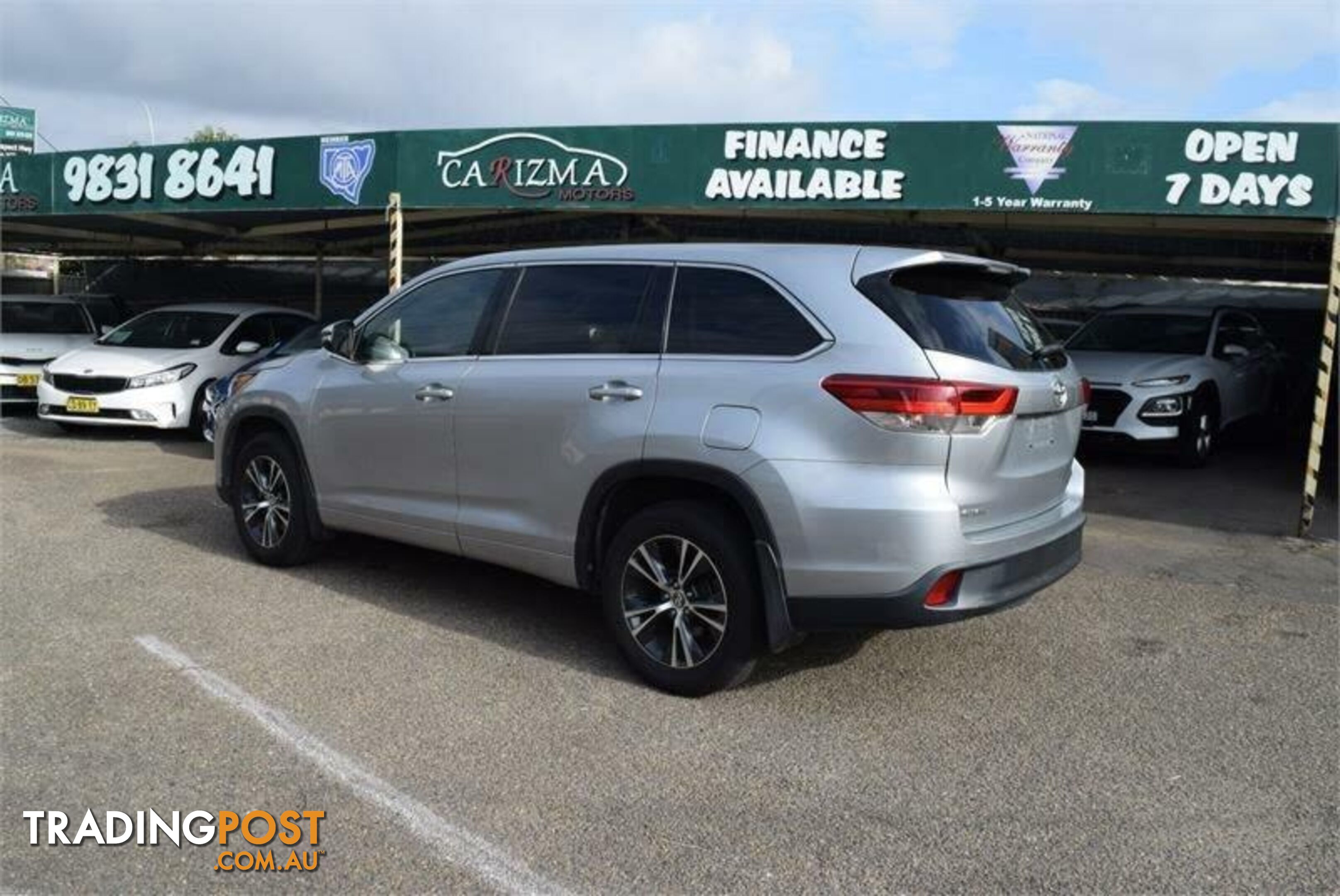 2018 TOYOTA KLUGER GX (4X2) GSU50R SUV, 4 DOORS, 7 SEATS