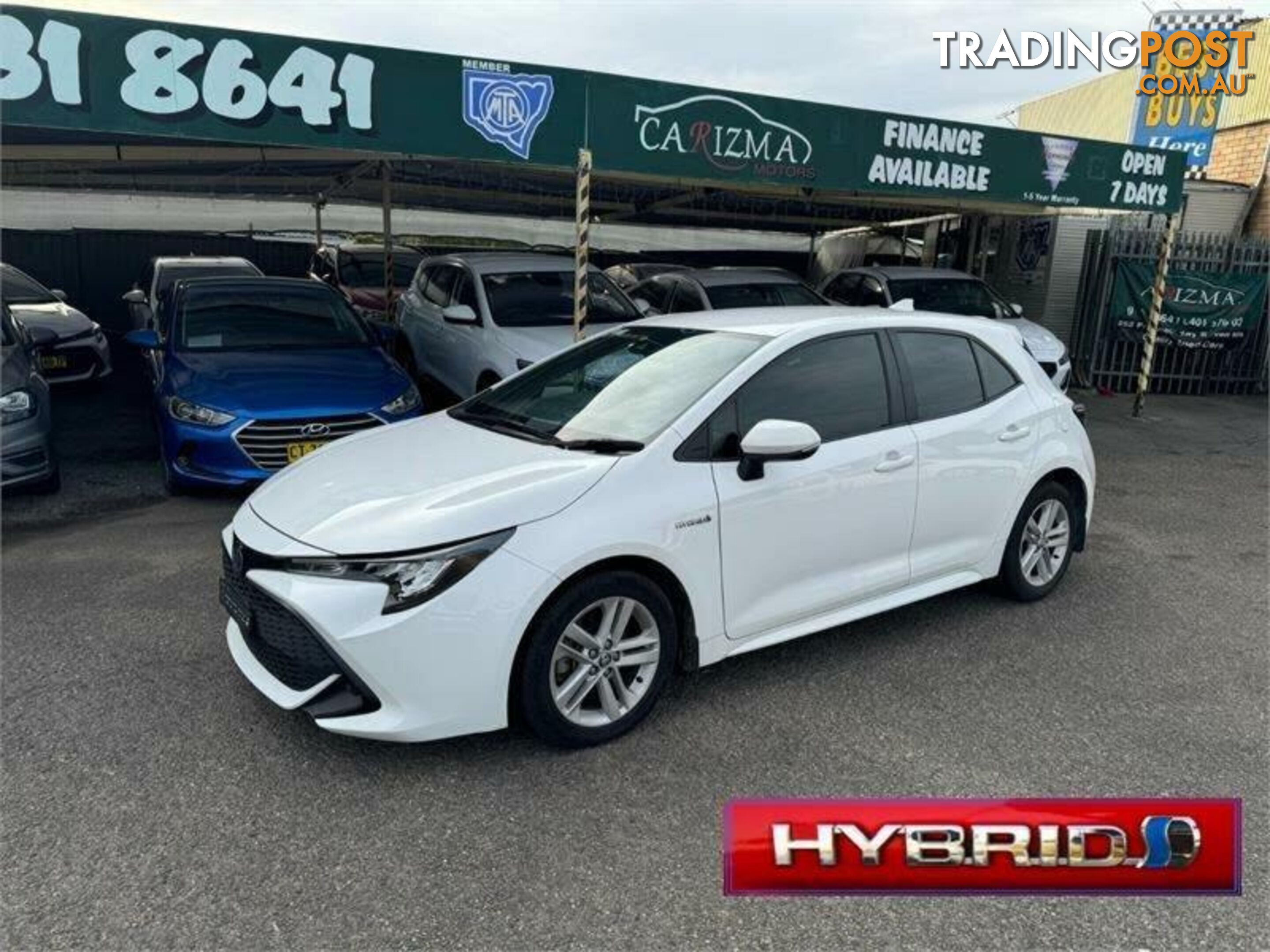 2020 TOYOTA COROLLA ASCENT SPORT (HYBRID) ZWE211R HATCH, 5 DOORS, 5 SEATS