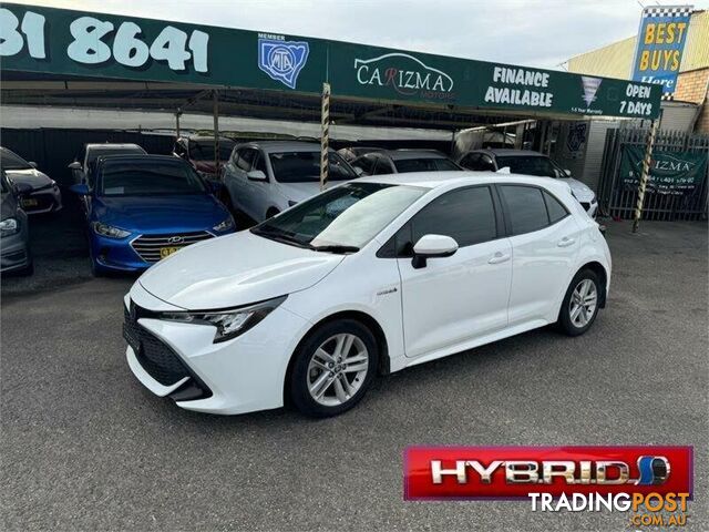 2020 TOYOTA COROLLA ASCENT SPORT (HYBRID) ZWE211R HATCH, 5 DOORS, 5 SEATS