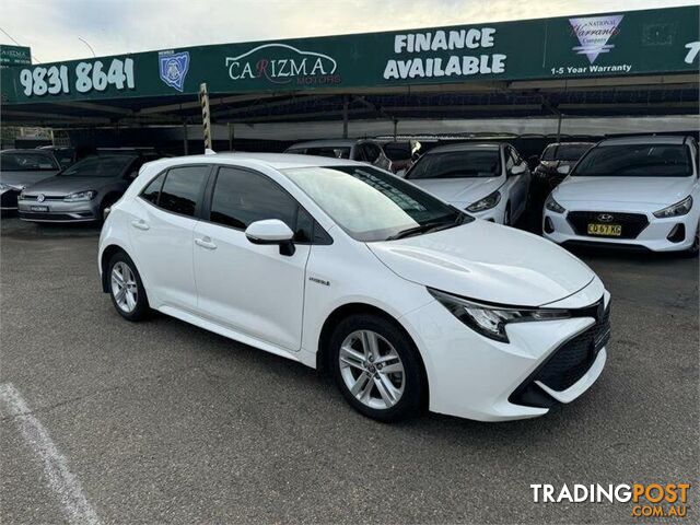 2020 TOYOTA COROLLA ASCENT SPORT (HYBRID) ZWE211R HATCH, 5 DOORS, 5 SEATS