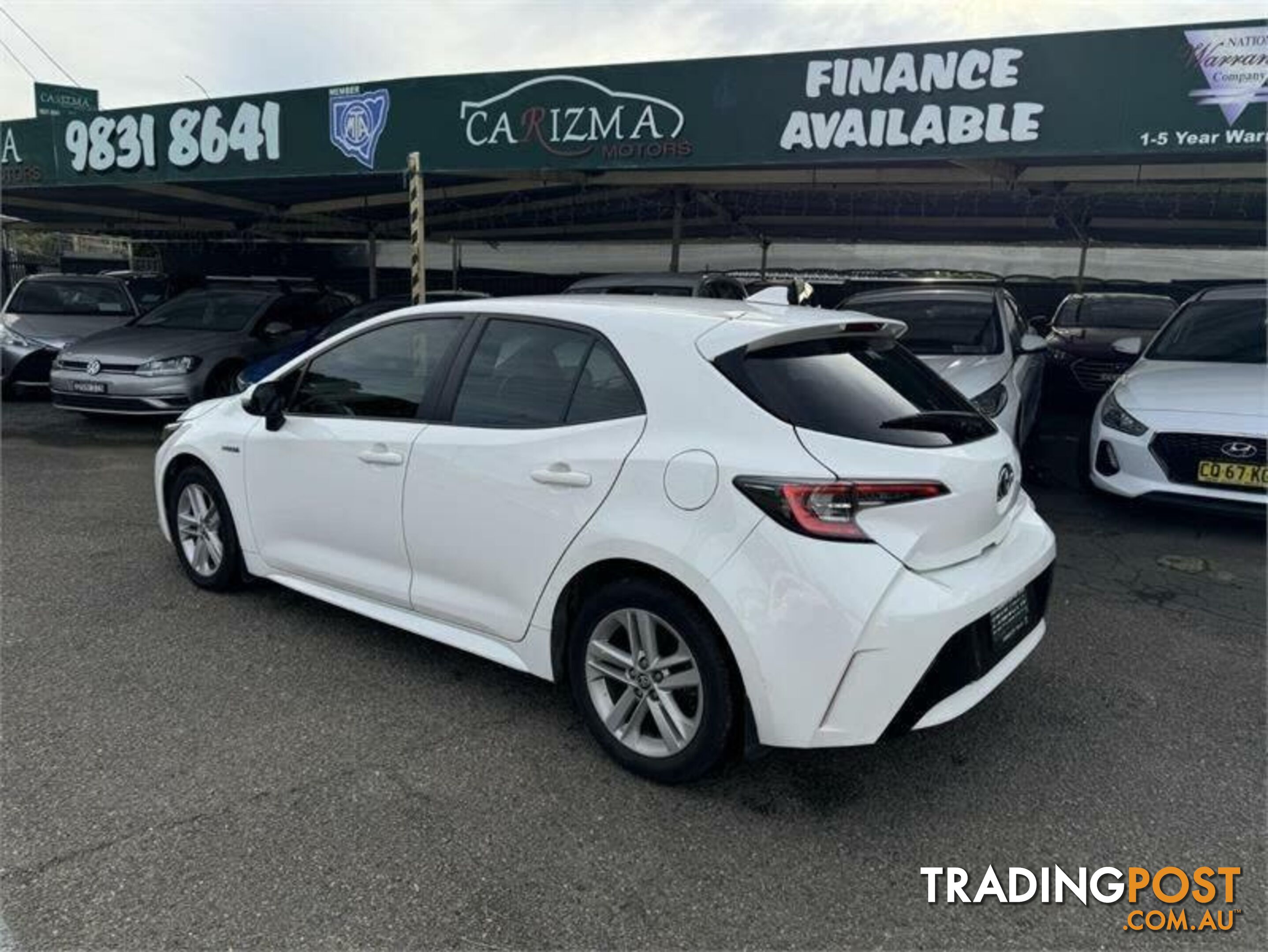 2020 TOYOTA COROLLA ASCENT SPORT (HYBRID) ZWE211R HATCH, 5 DOORS, 5 SEATS