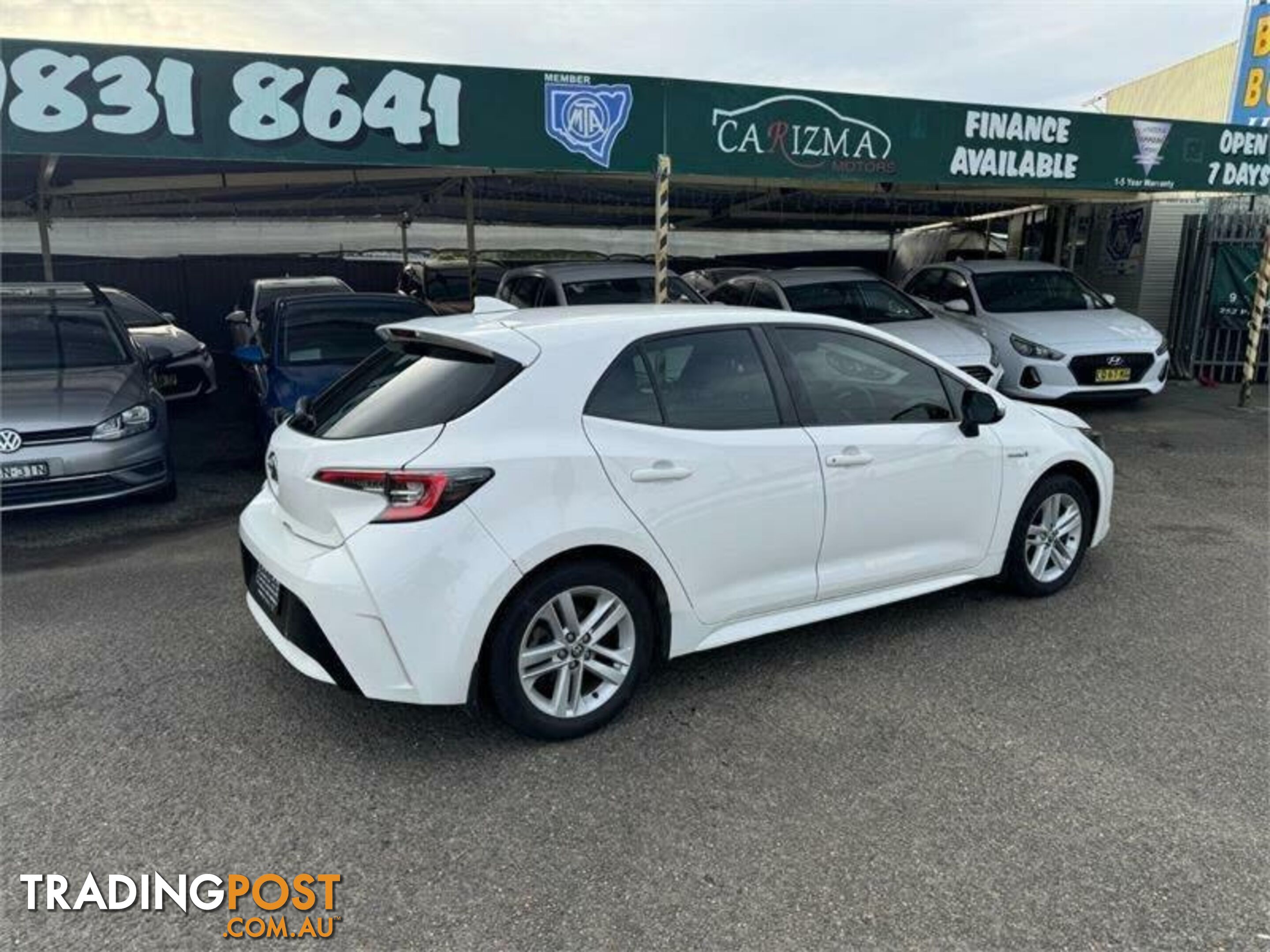 2020 TOYOTA COROLLA ASCENT SPORT (HYBRID) ZWE211R HATCH, 5 DOORS, 5 SEATS