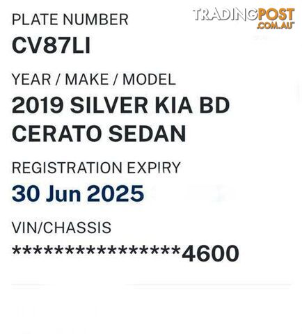 2019 KIA CERATO S SAFETY PACK BD MY20 SEDAN