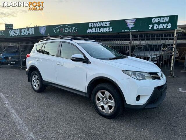 2013 TOYOTA RAV4 GX (2WD) ZSA42R SUV, 4 DOORS, 5 SEATS