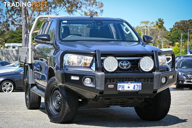 2019 TOYOTA HILUX SR GUN126R-4X4-DUAL-RANGE DUAL CAB CAB CHASSIS