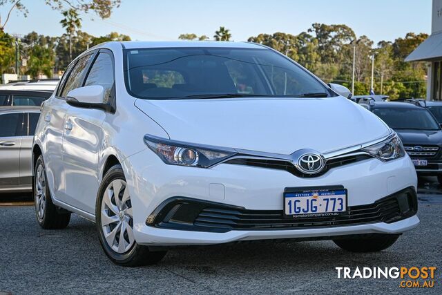 2017 TOYOTA COROLLA ASCENT ZRE182R HATCHBACK