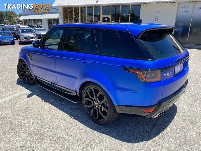 2018 LAND-ROVER RANGE-ROVER-SPORT SDV6-HSE L494-MY18-4X4-DUAL-RANGE SUV