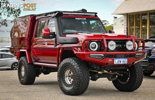 2025 TOYOTA LANDCRUISER GXL VDJL79R 4X4 DUAL RANGE DUAL CAB CAB CHASSIS