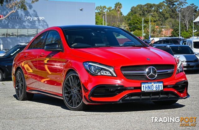 2018 MERCEDES-BENZ CLA-CLASS CLA45 AMG C117 FOUR WHEEL DRIVE COUPE