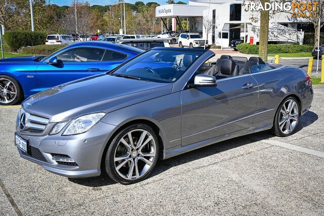 2013 MERCEDES-BENZ E-CLASS E250-BLUEEFFICIENCY-AVANTGARDE A207-MY12 CABRIOLET