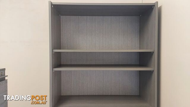 Stationery/Storage Cabinet (Light-Mid Grey Wood)