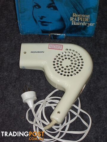 RONSON Rapide Hair Dryer - For the Collector