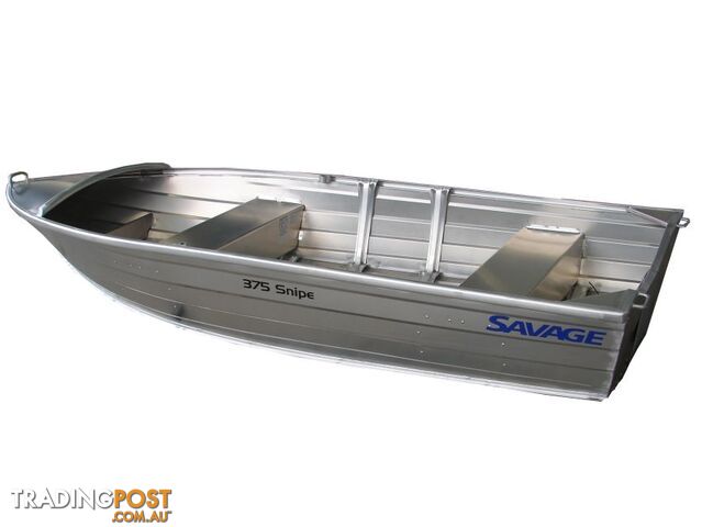 Brand new Savage 375 Snipe open aluminium boat in stock