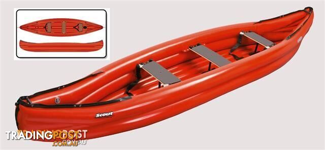 Brand new Gumotex Scout 3 person inflatable canoe