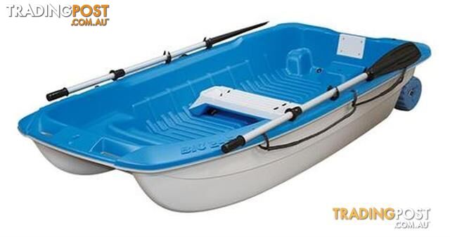 BIC Sports Sportyak 245 polyethylene cat hull tender boat.