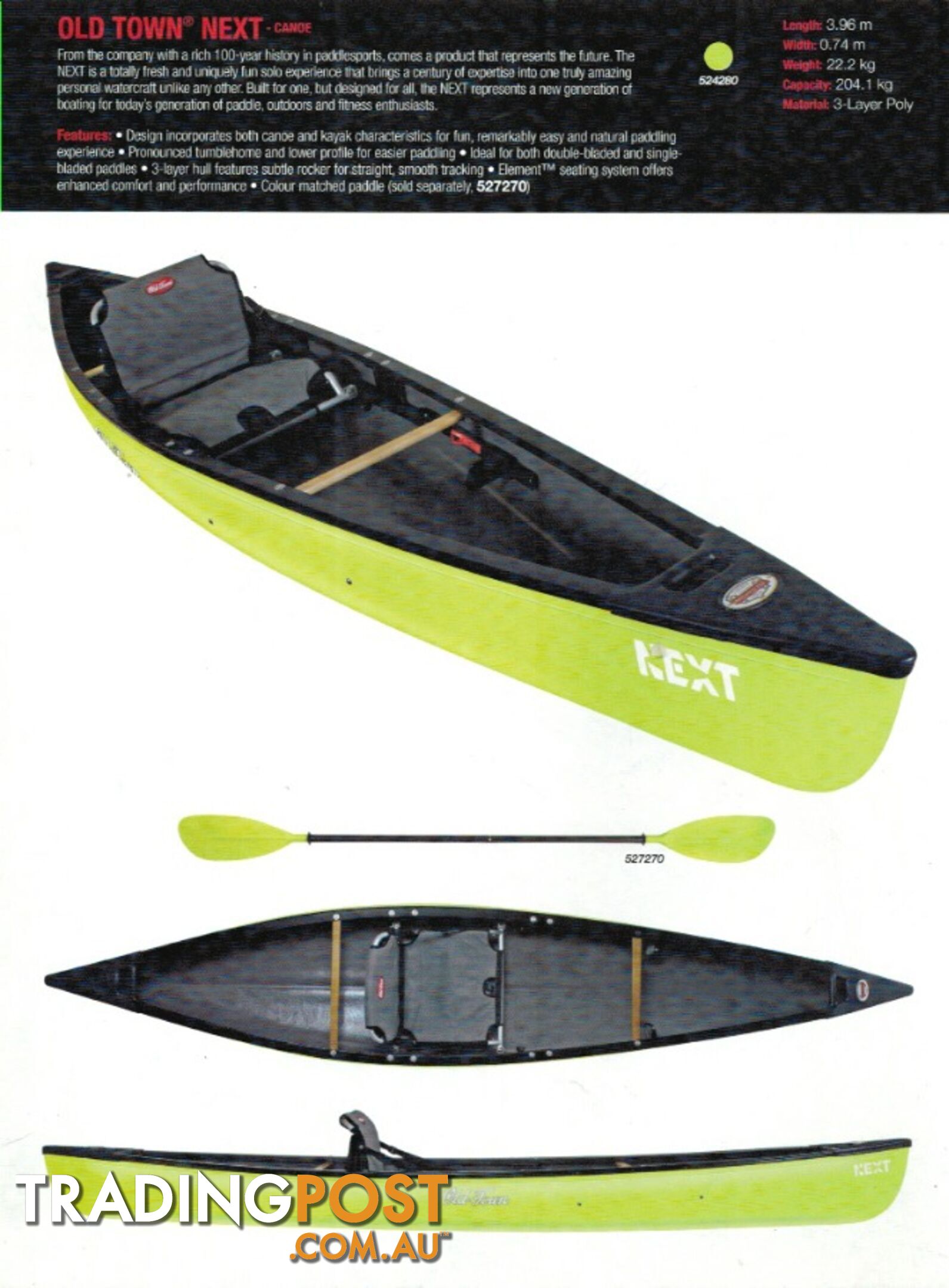 Brand new Canadian Canoes - biggest dealer is OZ by far!