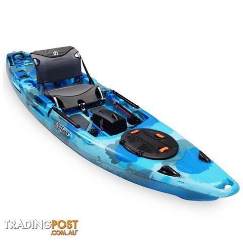 Brand new Feel Free Moken 12.5 V2 sit on top fishing kayak with rudder 