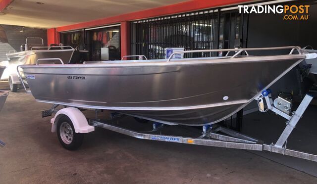 Brand new Horizon 438 Stryker open tiller steer aluminium boat in stock