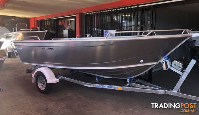 Brand new Horizon 438 Stryker open tiller steer aluminium boat in stock