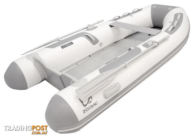 Brand New Zodiac Cadet ALU inflatable boats with sectioned aluminium floors and inflatable keels.