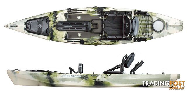 Brand new Jackson Cuda 12  sit on/stand up fishing kayak with rudder reduced from $2499 to $1899!