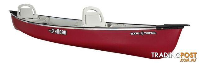 Brand new Pelican Explorer 14.6 DLX 3 seater Canoes in stock and reduced from $1899 to $1689