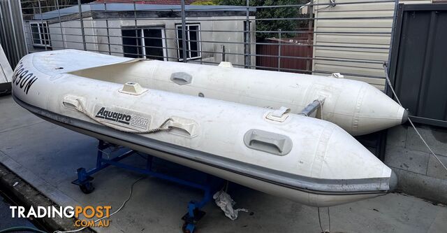Used Aqua Pro 3.48m aluminium RIB in great condition reduced from $2899 to $2699!