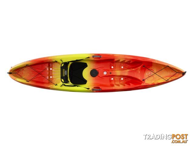 Brand new Perception Tribe 11.5 sit on top kayak with built in framed seating system.