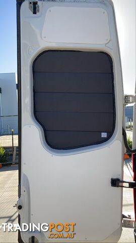 REAR DOOR MAGNETIC INSULATED WINDOW COVERS - BARN DOOR OPTIONS