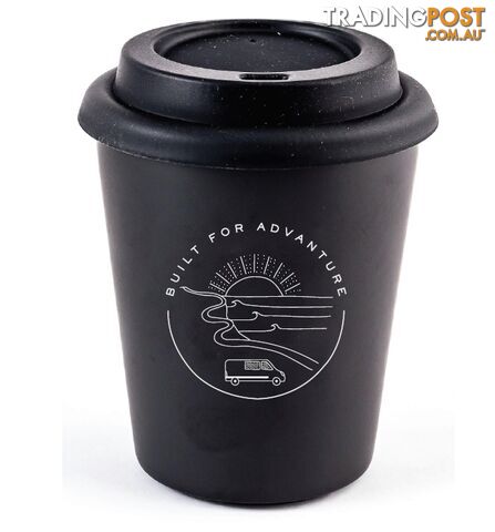 BUILT FOR ADVANTURE 10OZ KEEP CUP BY EARTH BOTTLES