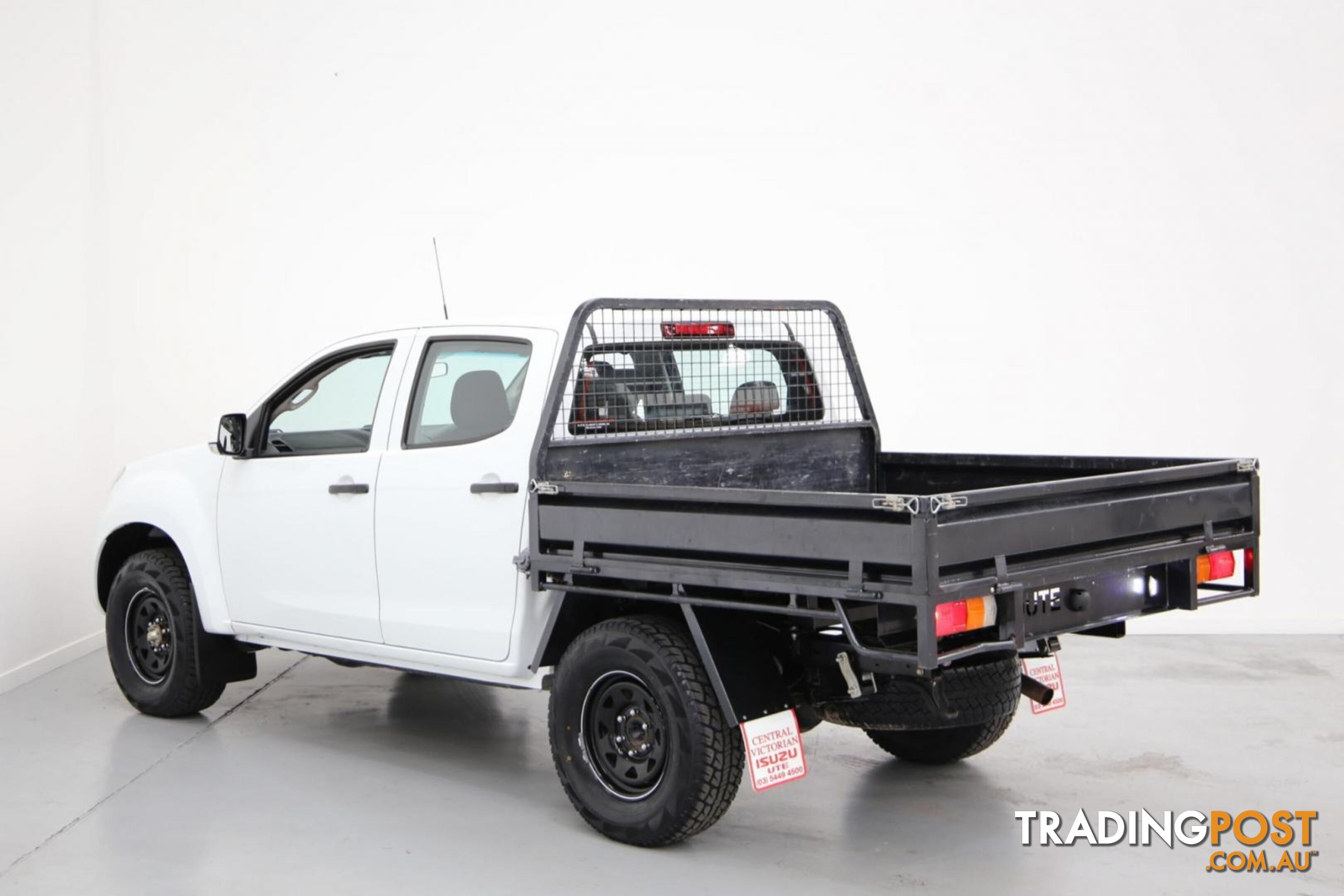 2018 Isuzu D-MAX MY17 SX Cab Chassis Crew Cab 4dr Spts Auto 6sp 4x4 1059kg 3.0DT 