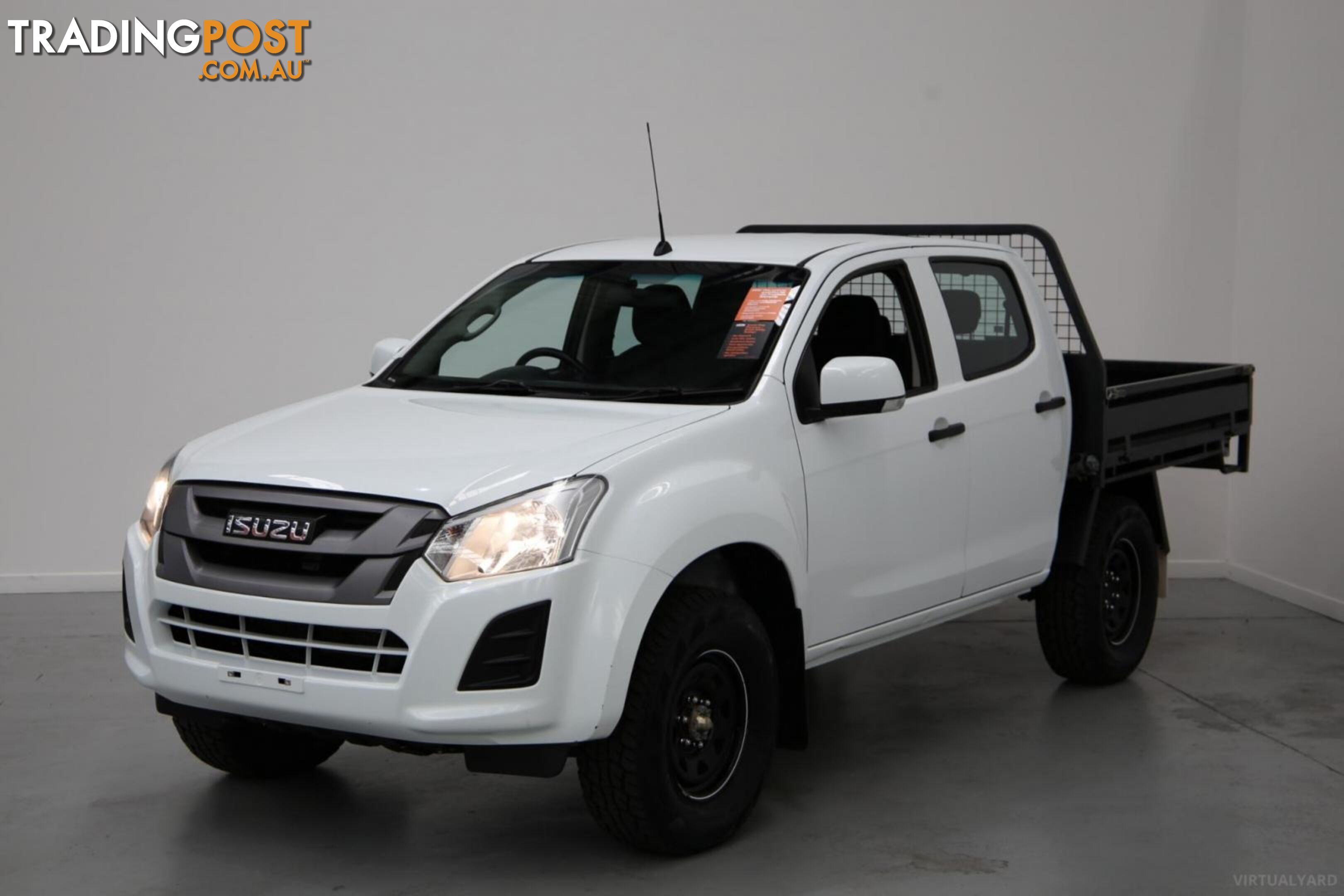 2018 Isuzu D-MAX MY17 SX Cab Chassis Crew Cab 4dr Spts Auto 6sp 4x4 1059kg 3.0DT 