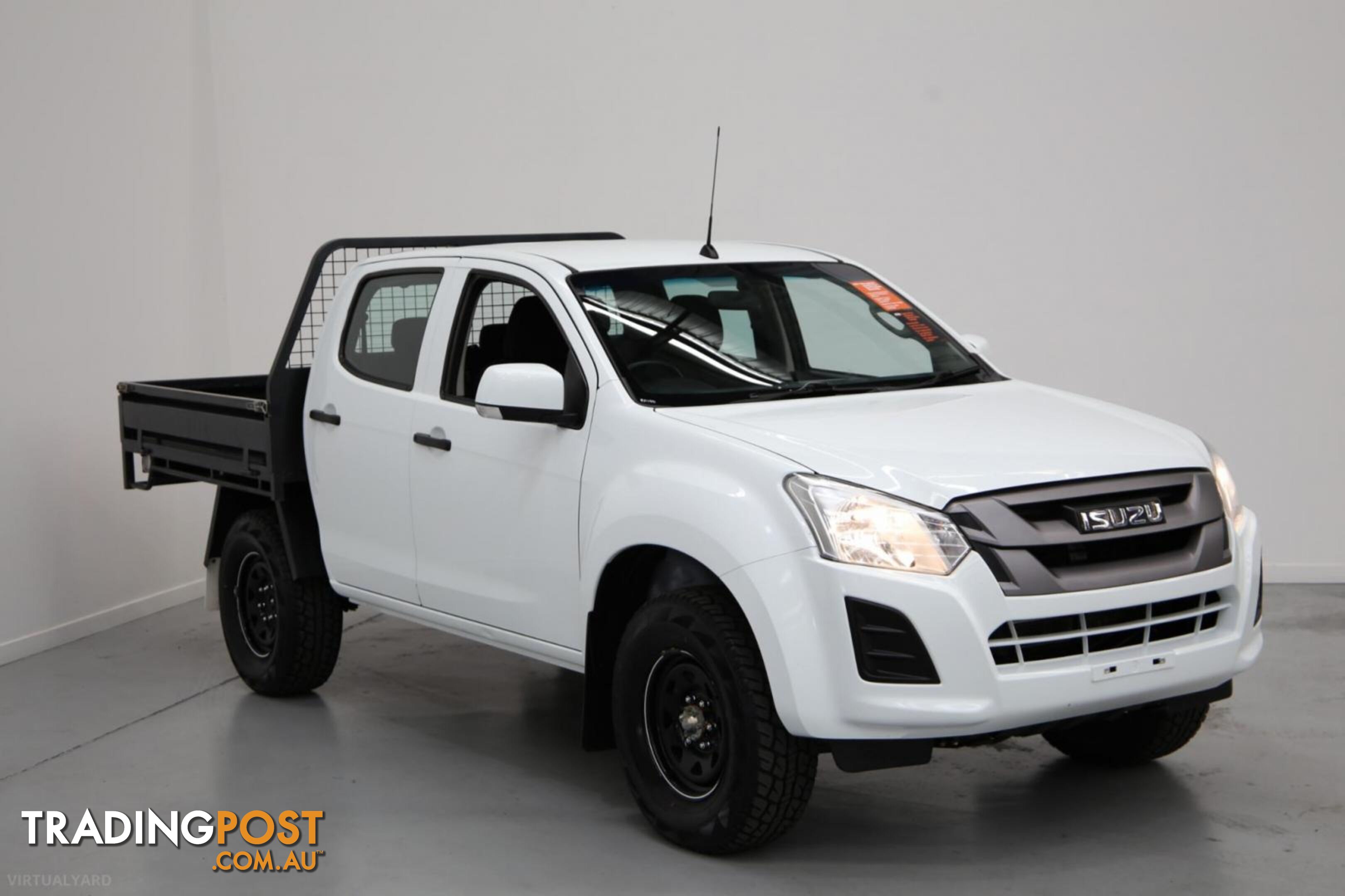 2018 Isuzu D-MAX MY17 SX Cab Chassis Crew Cab 4dr Spts Auto 6sp 4x4 1059kg 3.0DT 