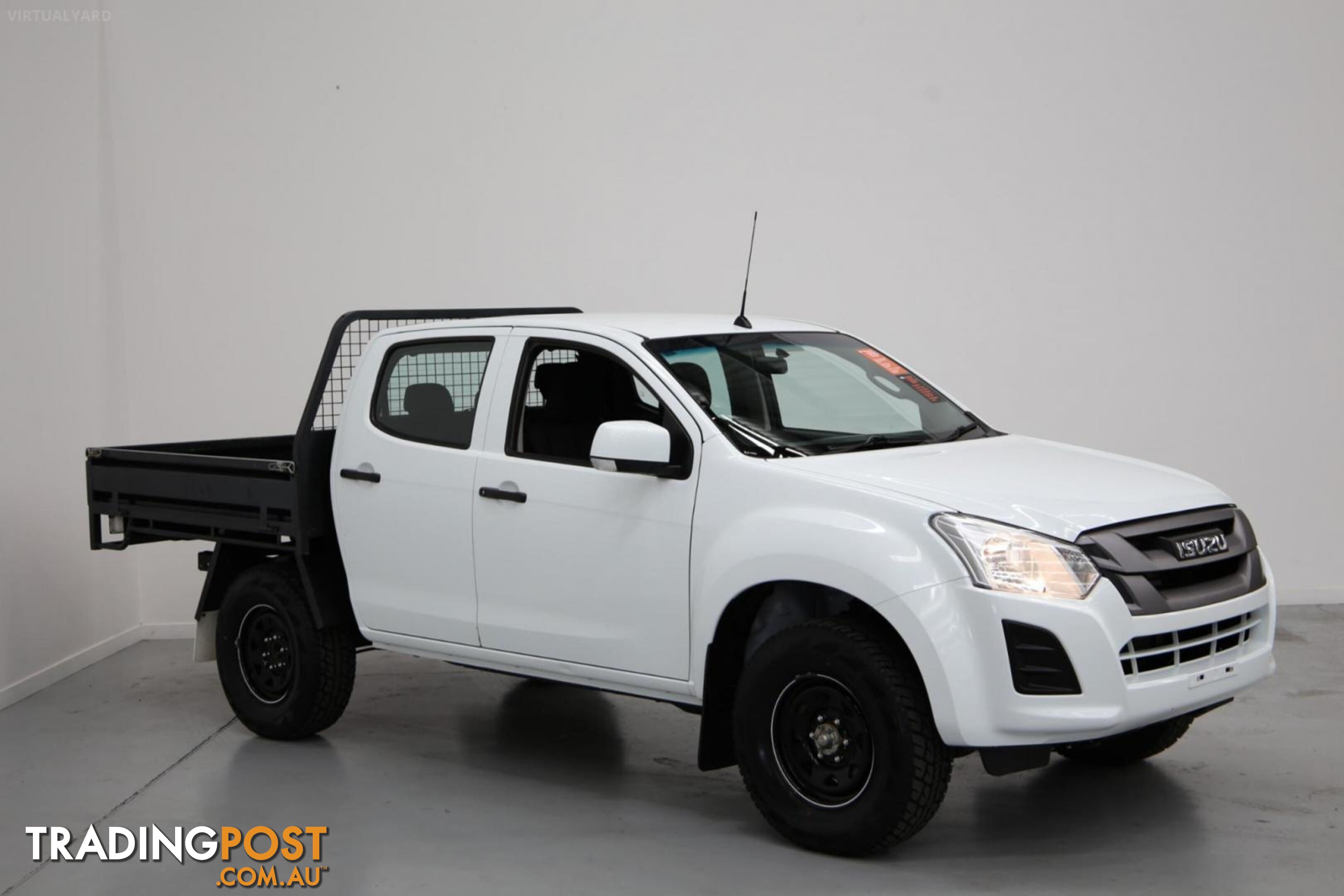 2018 Isuzu D-MAX MY17 SX Cab Chassis Crew Cab 4dr Spts Auto 6sp 4x4 1059kg 3.0DT 