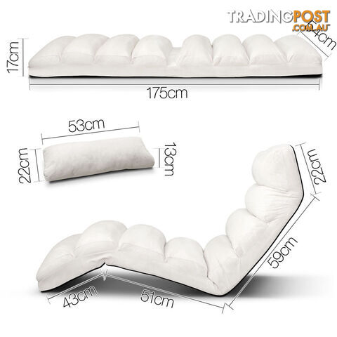 Lounge Sofa Chair - 75 Adjustable Angles Ivory - photo 2 of 9