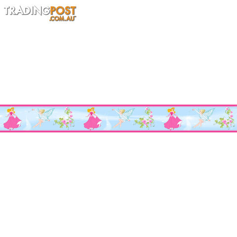 Girls Princess Wall Border Stickers - Totally Movable